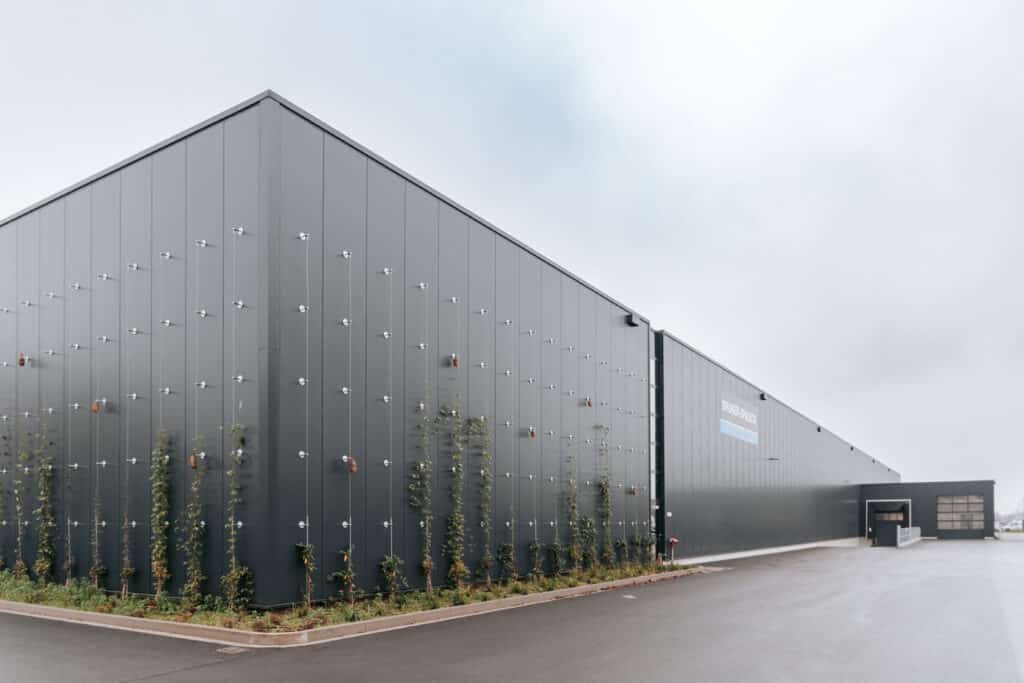 Außenansicht eines Produktionsgebäudes in Bocholt